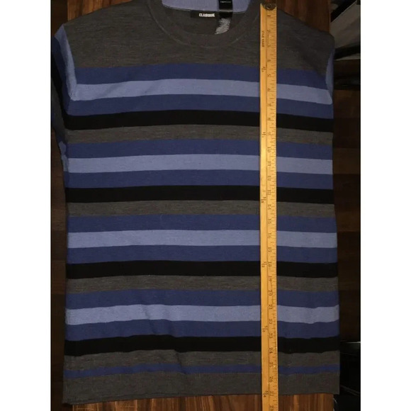 CLAIBORNE Men's Winter Sweater, Large, 100% Merino Wool - Picture 6 of 7